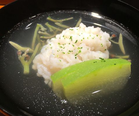 東京都内のおすすめ和食懐石料理店　淡路産ハモ